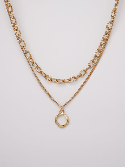 Ring Layered Necklace - Lili-Origin