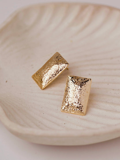 Statement Rectangle Earring - Lili-Origin