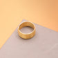 5 Line Statement Brass Adjustable Ring - Lili-Origin