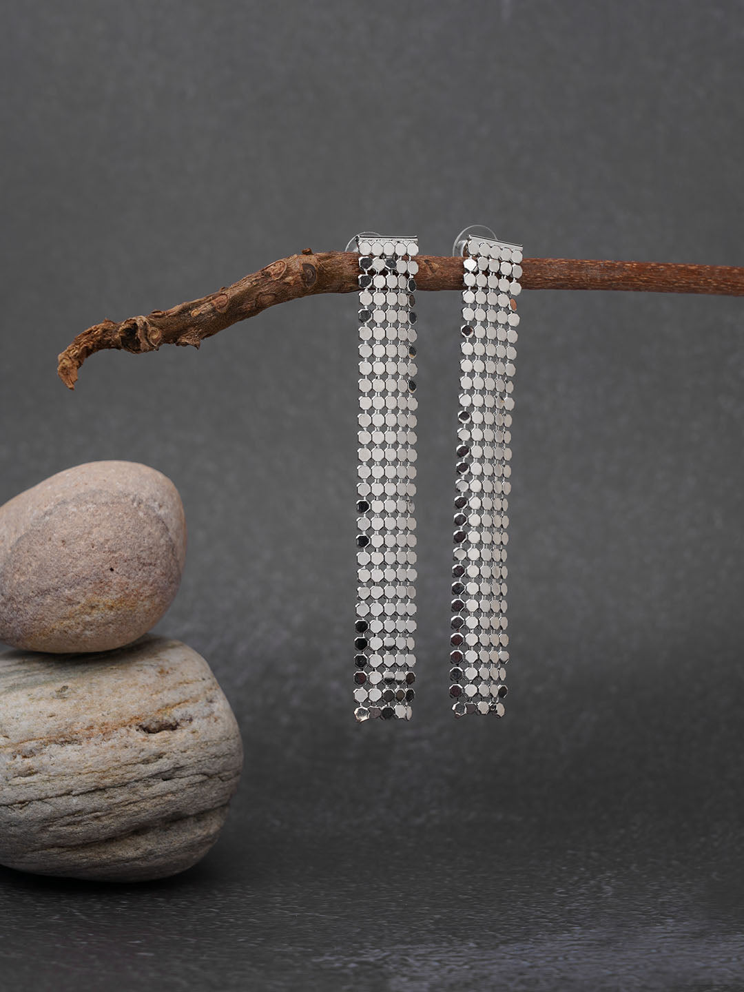 Party Dangler Silver Statement Earring Lili Origin