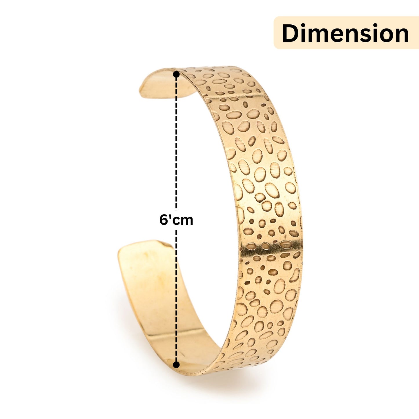 Droplet Brass Adjustable Bracelet (Anti Tarnish)