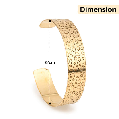 Droplet Brass Adjustable Bracelet (Anti Tarnish)