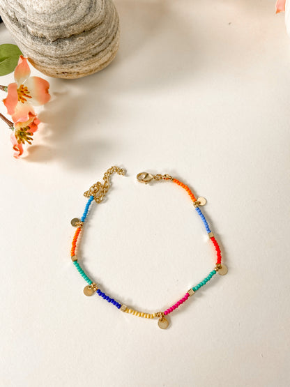 Multicolour Anklet - Lili-Origin