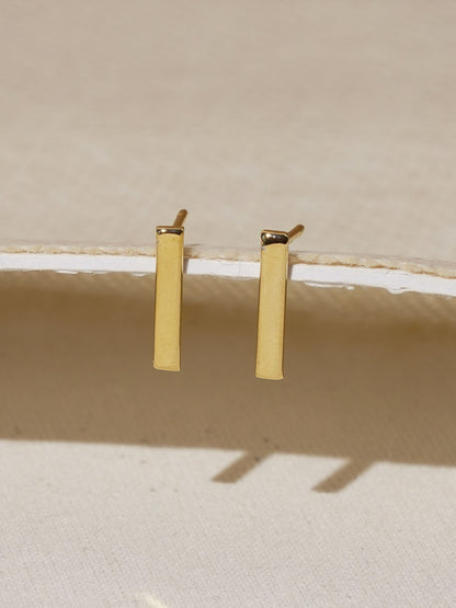 Mini Line - 18k Gold Plated Earring - Lili-Origin