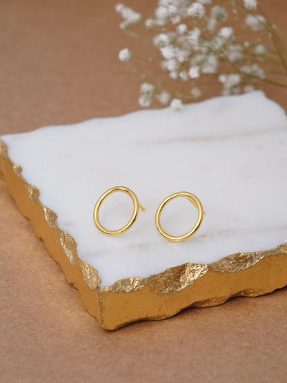 Circle - 18k Gold Plated Earring - Lili-Origin