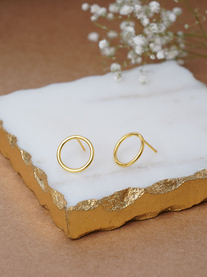 Circle - 18k Gold Plated Earring - Lili-Origin