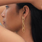 Linked Chain Brass Earring - Lili-Origin