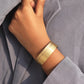 Semi Art Band Adjustable Brass Bracelet (Anti Tarnish)