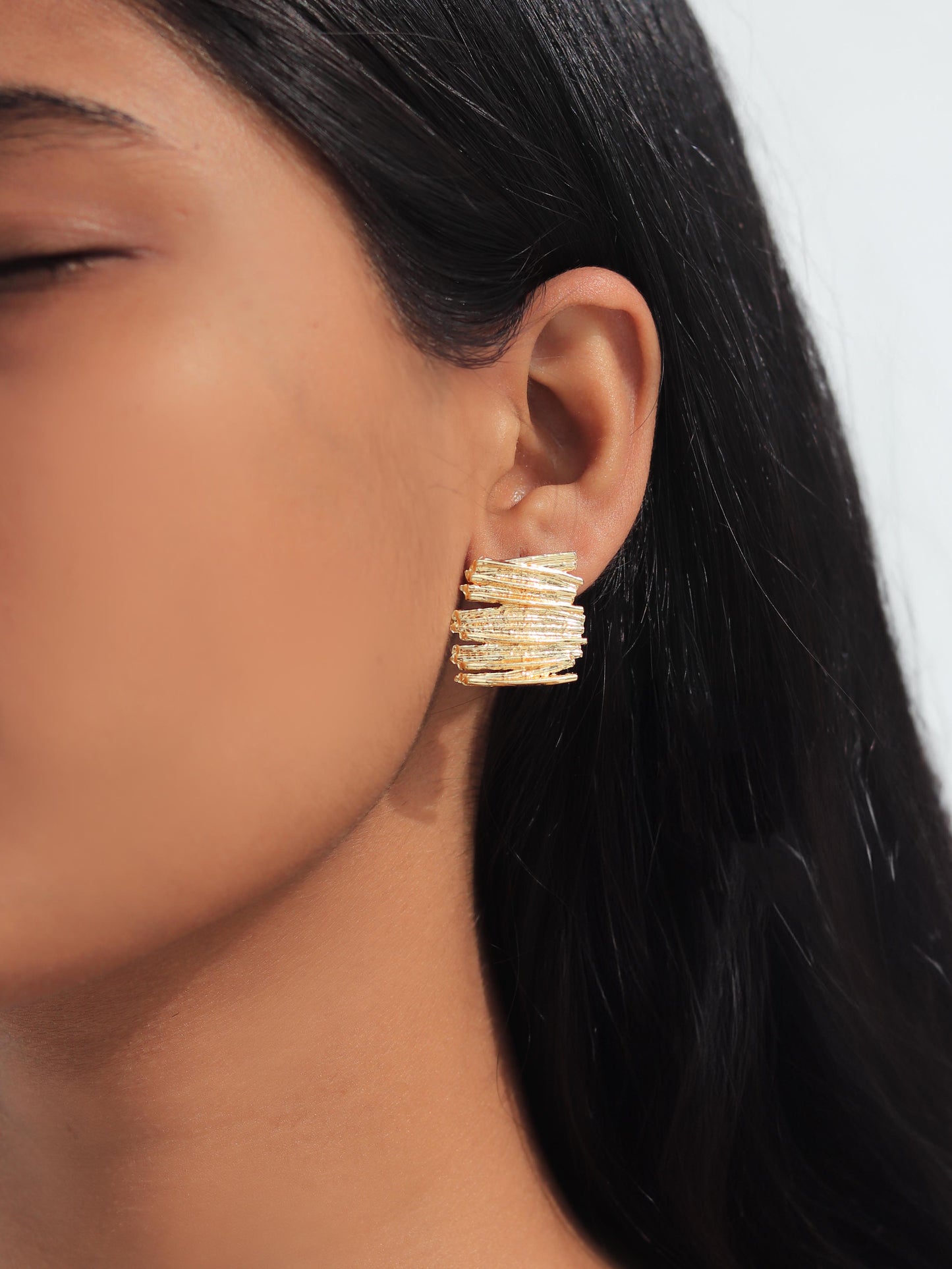 Wafer statement Earring