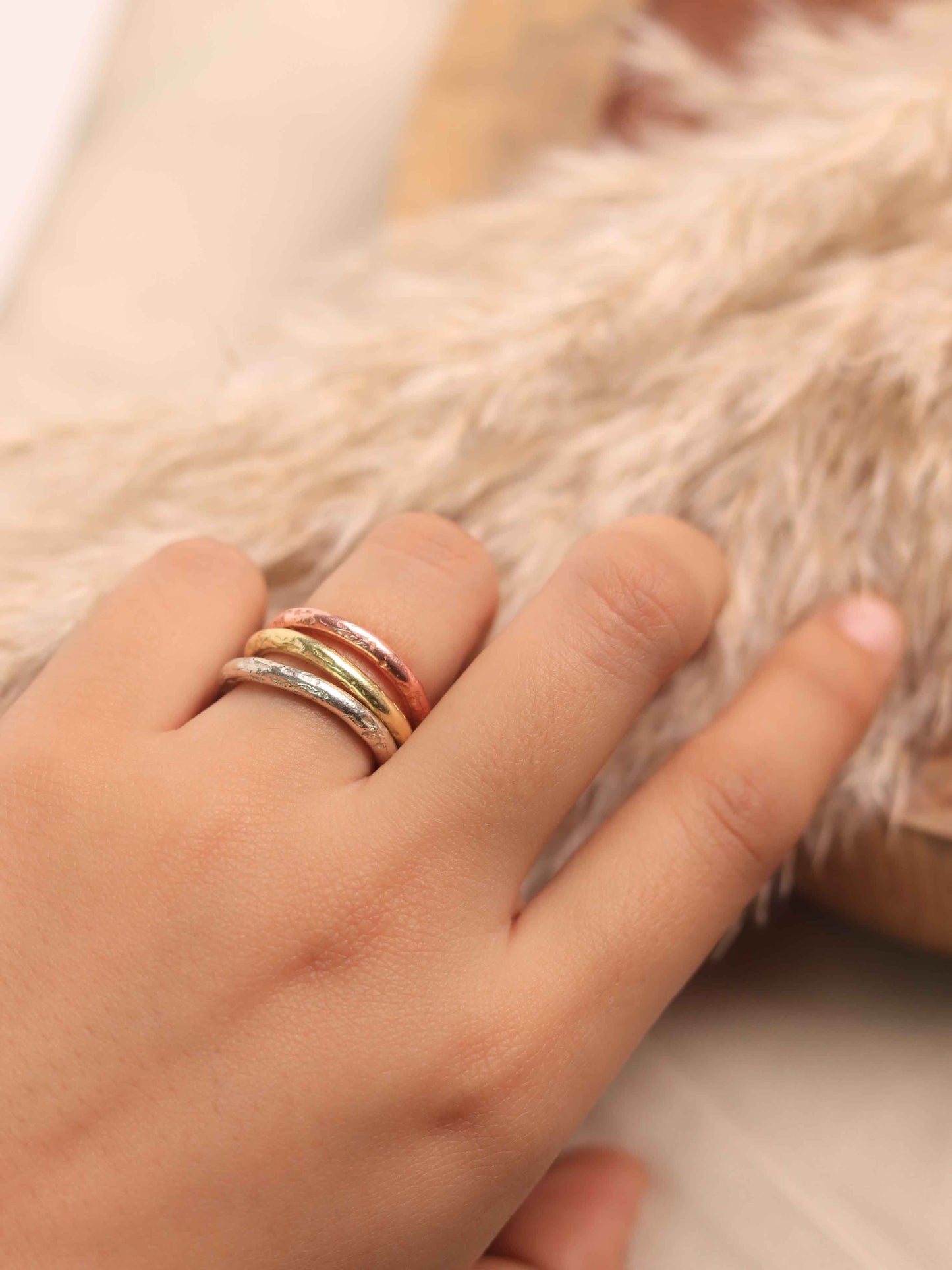 Texture Ring Brass (Anti Tarnish)