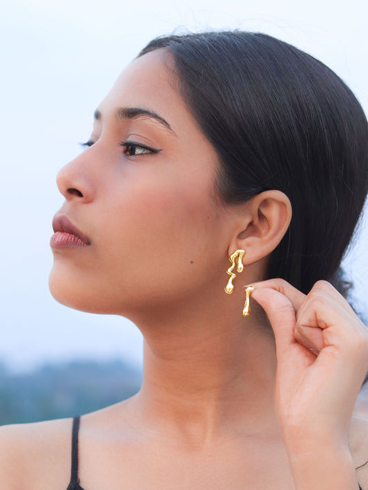 Mismatch Abstract Earring - Lili-Origin