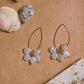 Flat pearls long Earring - Lili-Origin