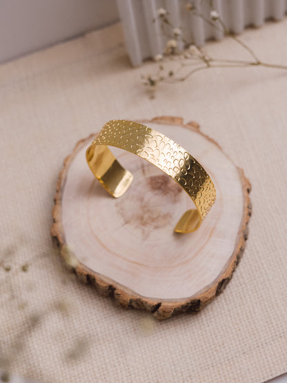 Droplet Brass Adjustable Bracelet - Lili-Origin