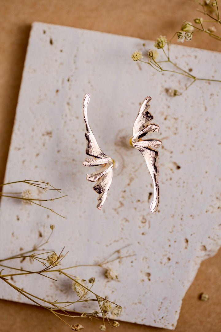 Dragon wing statement Earring - Lili-Origin