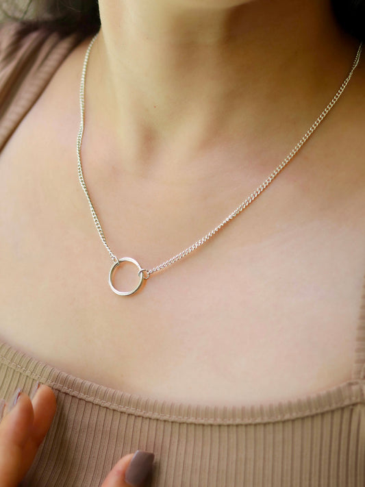 Ring Necklace Silver - Lili-Origin