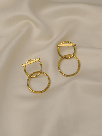 Dual Loop Earring - Statement Earring - Lili-Origin