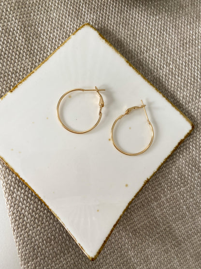 Circular 3 Hoop Singles Earring - Lili-Origin