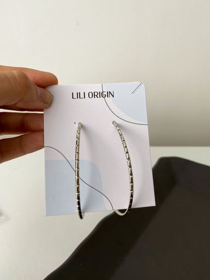 Sparkling 5 Silver Singles Earring - Lili-Origin