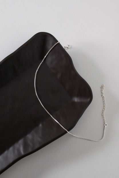 Thin Box chain - 925 Sterling Silver Chain - Lili-Origin