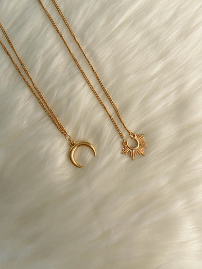 Sun & Moon Necklace Combo