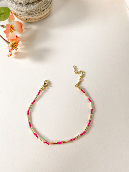 Pink Anklet - Lili-Origin