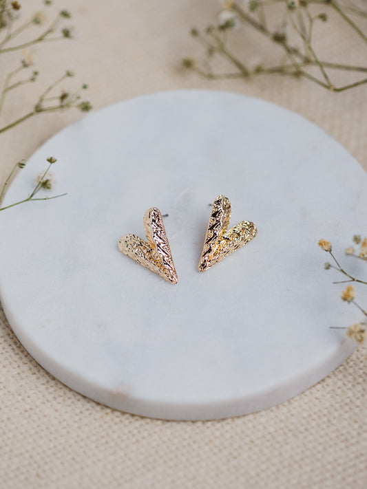 Mini Heart Stud Earring