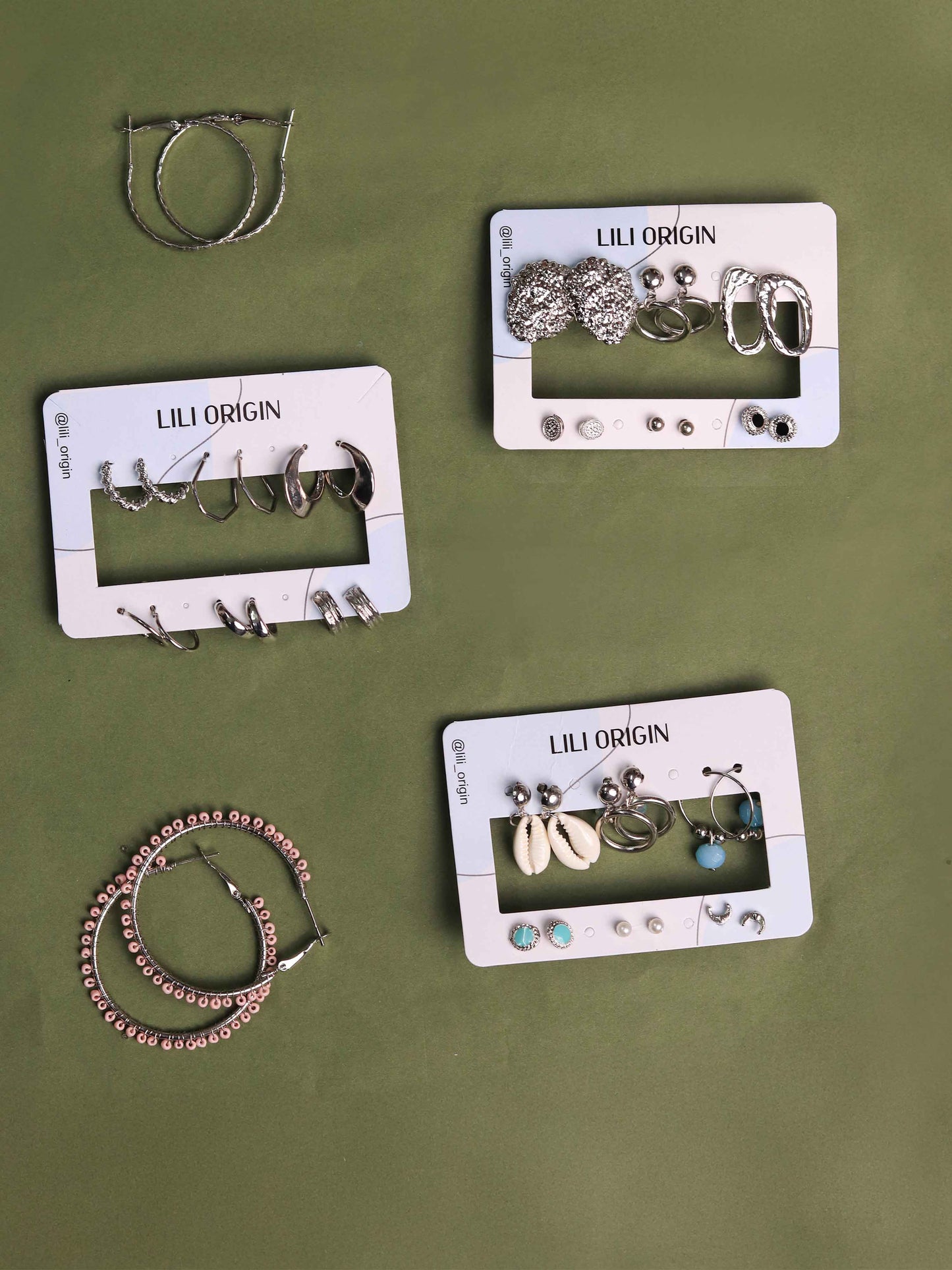 Silver Girl Essential Kit 20 Earrings Hamper