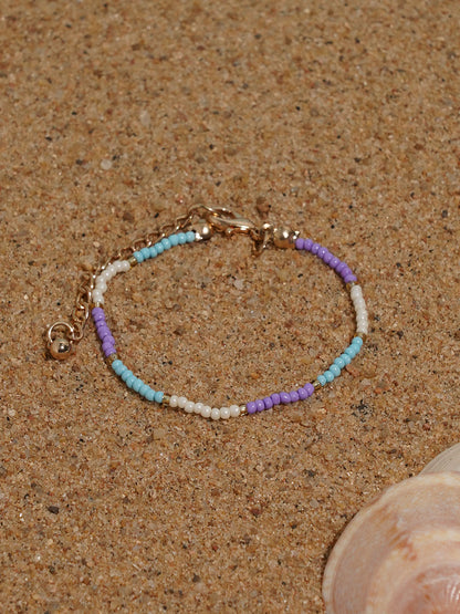 Blue beaded bracelet - Lili-Origin