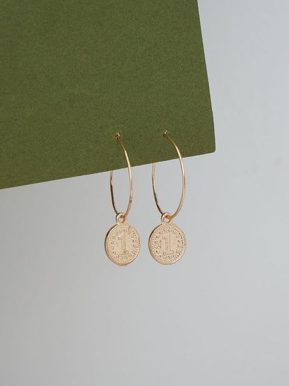 7 pack Coin Drop Earrings - Lili-Origin