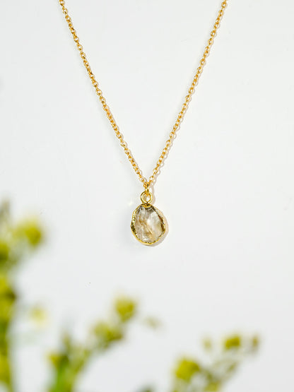 Citrine Crystal Necklace - Lili-Origin