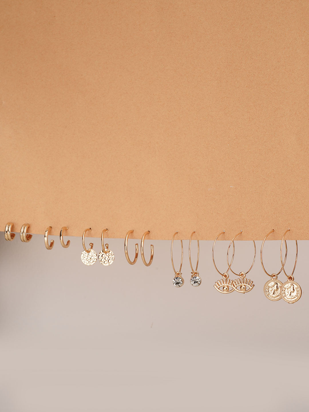 7 pack Coin Drop Earrings - Lili-Origin