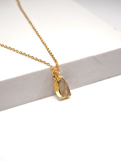 Citrine Crystal Necklace - Lili-Origin