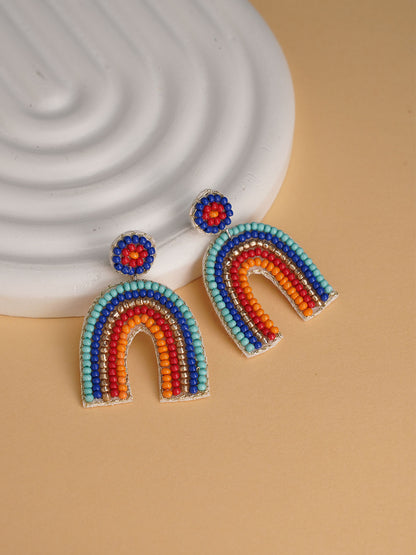 Rainbow - Embroidery Earring - Lili-Origin