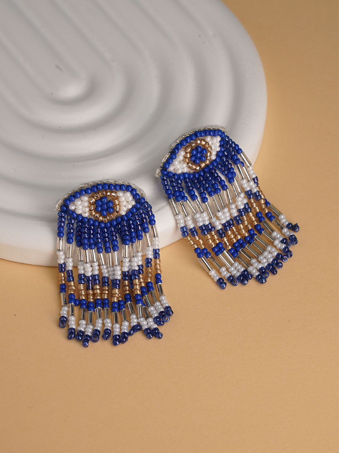 Evil Eye - Embroidery Earring - Lili-Origin