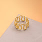 Roller Statement Brass Adjustable Ring - Lili-Origin