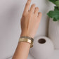 Semi Art Band Adjustable Brass Bracelet (Anti Tarnish) - Lili-Origin