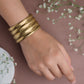 Vintage Statement Adjustable Brass Bracelet (Anti Tarnish)