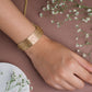 Flora Brass Bracelet (Anti Tarnish)