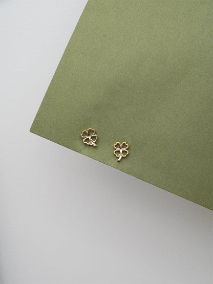 Clover leaf Singles Stud Earrings - Lili-Origin