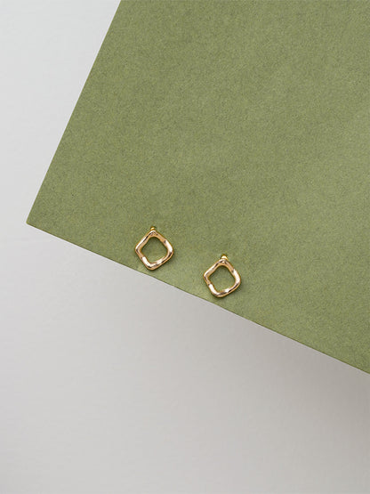 Rectangle Singles Stud Earring - Lili-Origin