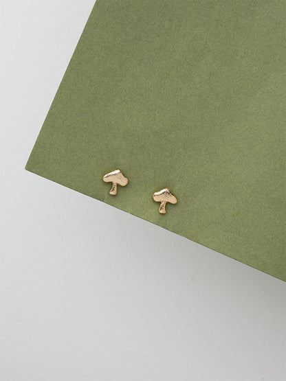 Mushroom Stud Singles Earring - Lili-Origin