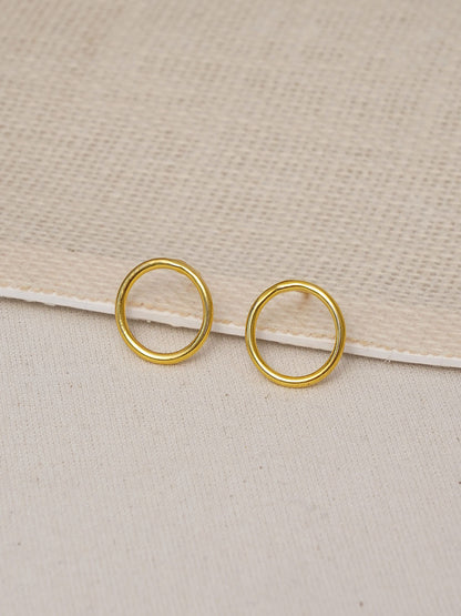 Circle - 18k Gold Plated Earring - Lili-Origin