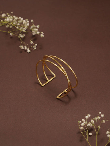 Best Selling Brass Statement Hamper (4 Adjustable Brass Bracelet) - Lili-Origin