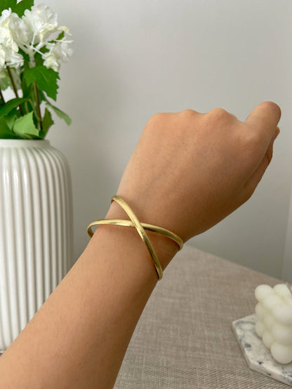 Best Selling Brass Statement Hamper (4 Adjustable Brass Bracelet) - Lili-Origin