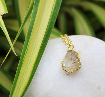 Citrine Crystal Necklace - Lili-Origin